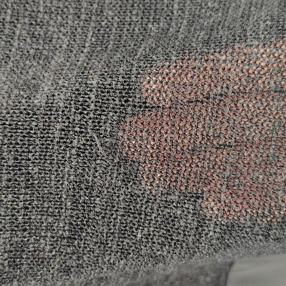 Peter Nygard 3/4 Sleeve Black Mesh Knit Asymmetrical Tunic - Picture 7 of 9